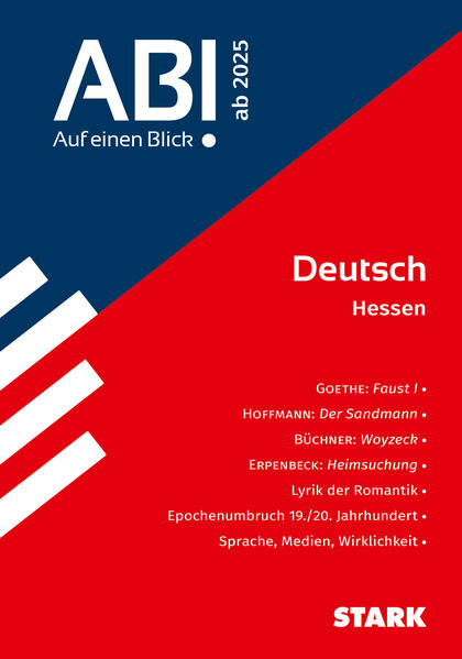 Produktbild: STARK Deutsch - Abi - Auf einen Blick! 2025 Hessen