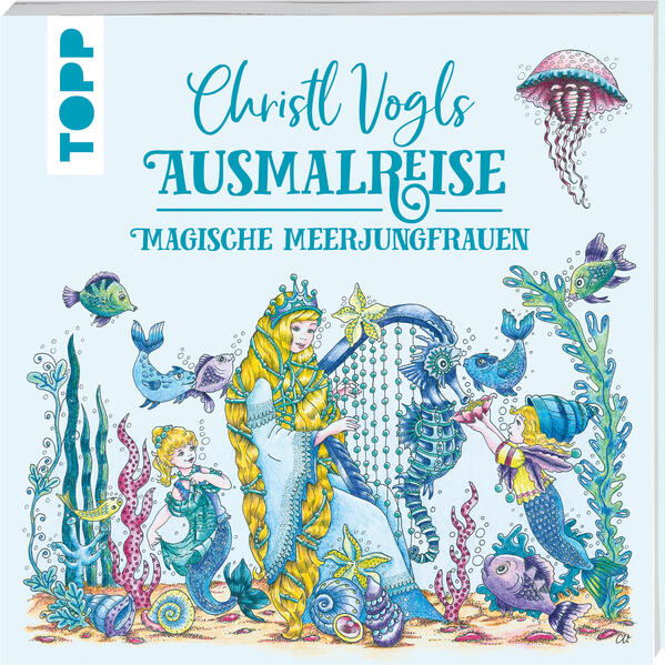 Produktbild: Christl Vogls Ausmalreise - Magische Meerjungfrauen | Christl Vogl