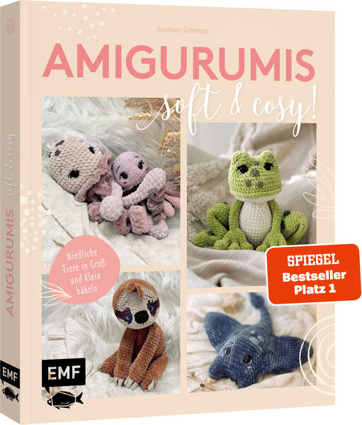 Produktbild: Amigurumis - soft and cosy! | SPIEGEL-Bestseller Platz 1 | Annemarie Sichermann