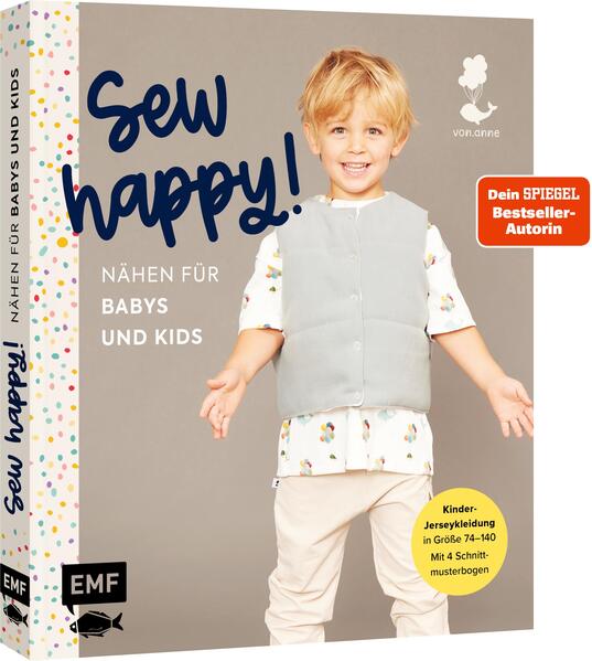 Produktbild: Sew happy! - Nähen für Babys und Kids mit @von.anne | Anne Stettner