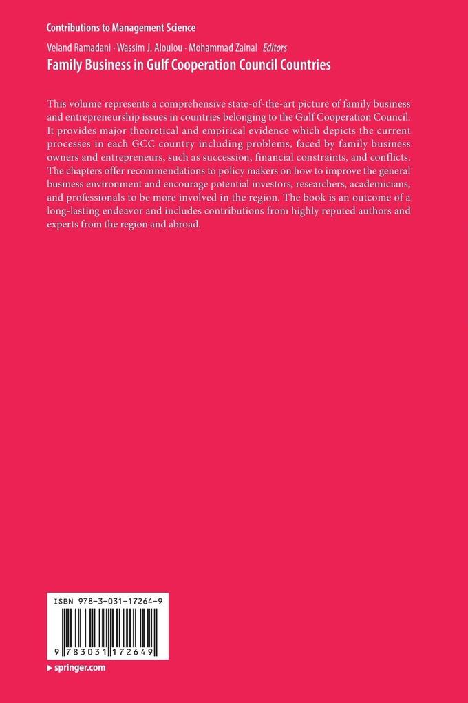 Weitere Ansicht: Family Business in Gulf Cooperation Council Countries