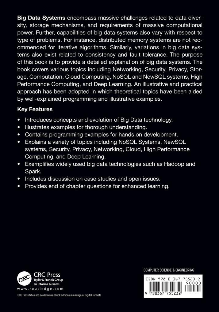 Weitere Ansicht: Big Data Systems | Muhammad Ali Khojaye, Jawwad Ahmed Shamsi