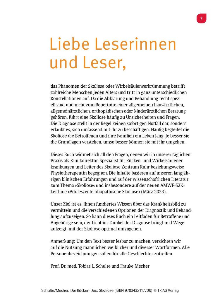 Weitere Ansicht: Der Rücken-Doc: Skoliose | Tobias L. Schulte, Frauke Mecher