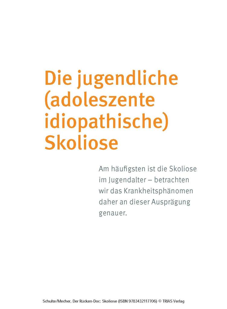 Weitere Ansicht: Der Rücken-Doc: Skoliose | Tobias L. Schulte, Frauke Mecher