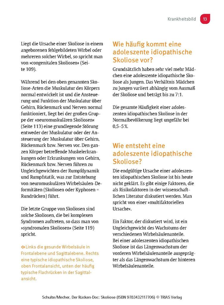 Weitere Ansicht: Der Rücken-Doc: Skoliose | Tobias L. Schulte, Frauke Mecher