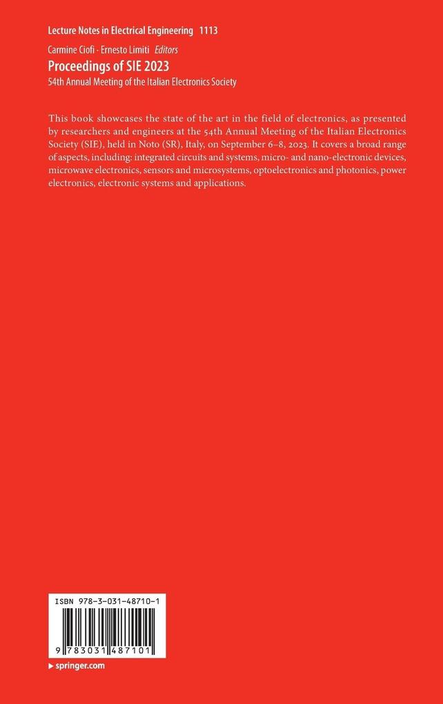 Weitere Ansicht: Proceedings of SIE 2023