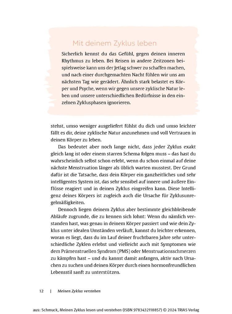 Weitere Ansicht: Meinen Zyklus lesen und verstehen | Anne Schmuck