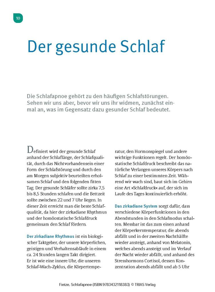Weitere Ansicht: Schlafapnoe | Ingo Fietze