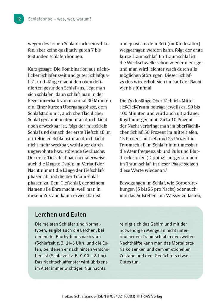 Weitere Ansicht: Schlafapnoe | Ingo Fietze