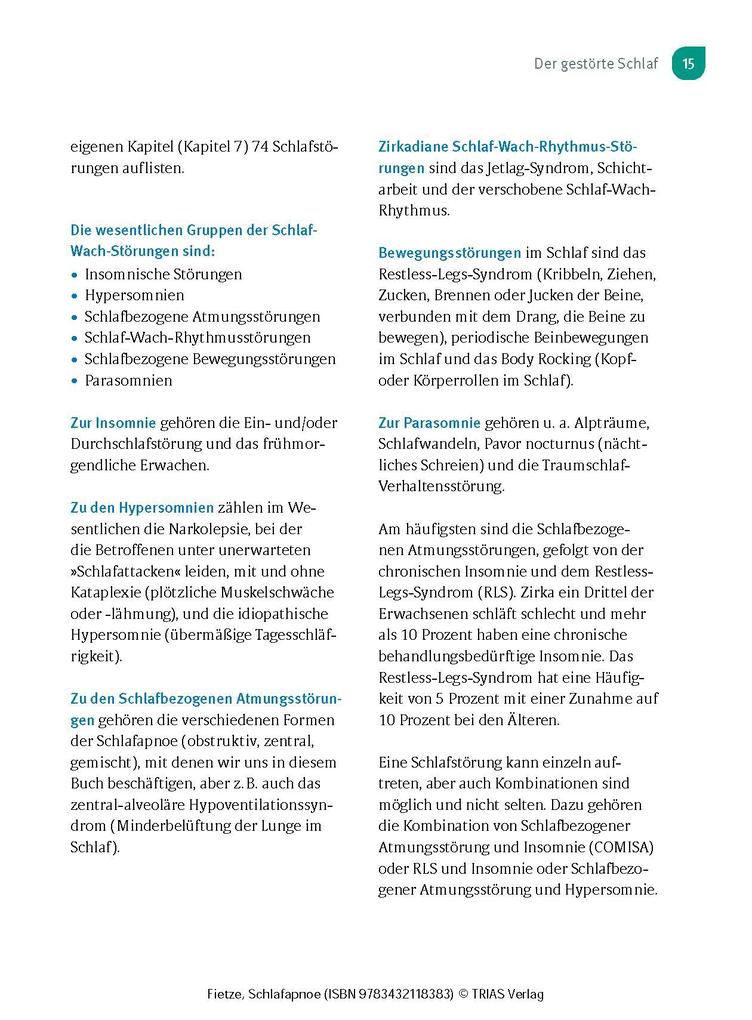 Weitere Ansicht: Schlafapnoe | Ingo Fietze