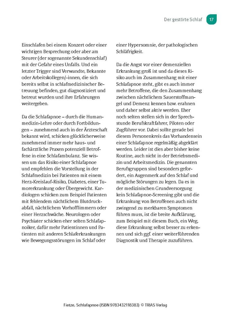Weitere Ansicht: Schlafapnoe | Ingo Fietze