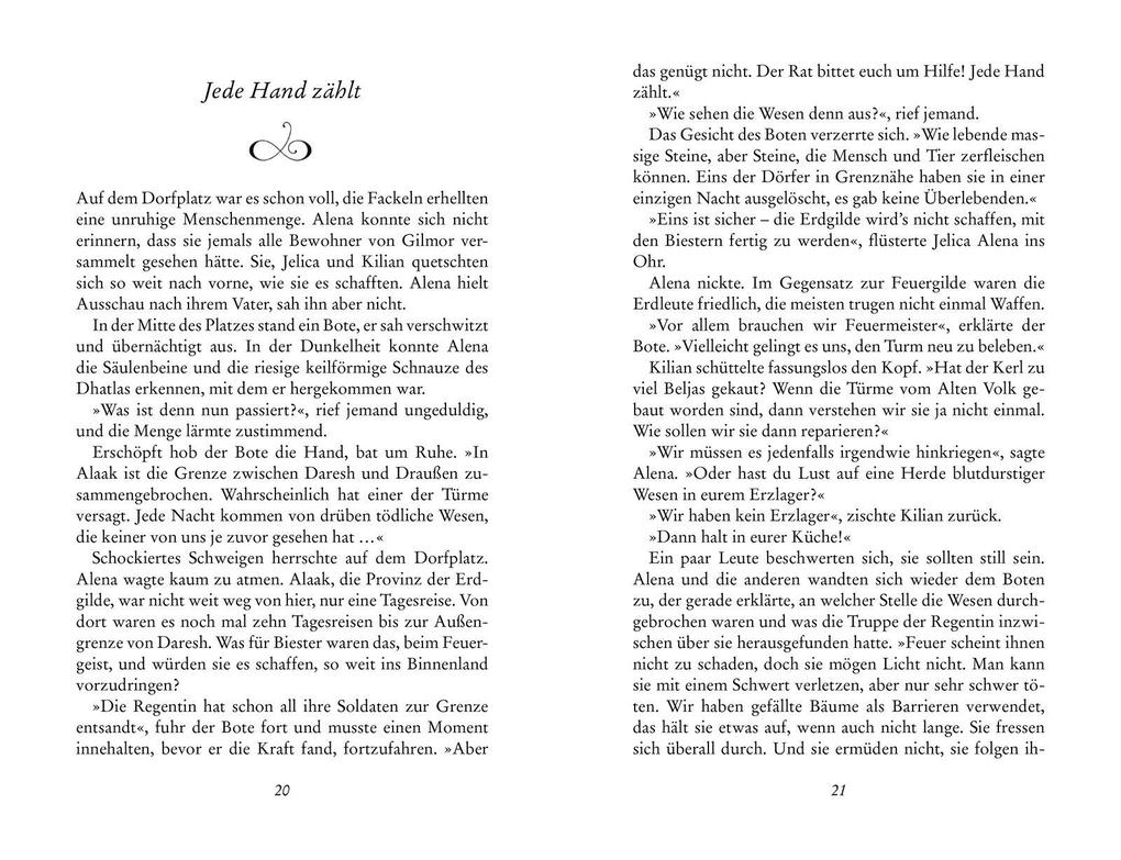 Weitere Ansicht: Feuerblüte - Stadt der Wolkentrinker | Katja Brandis