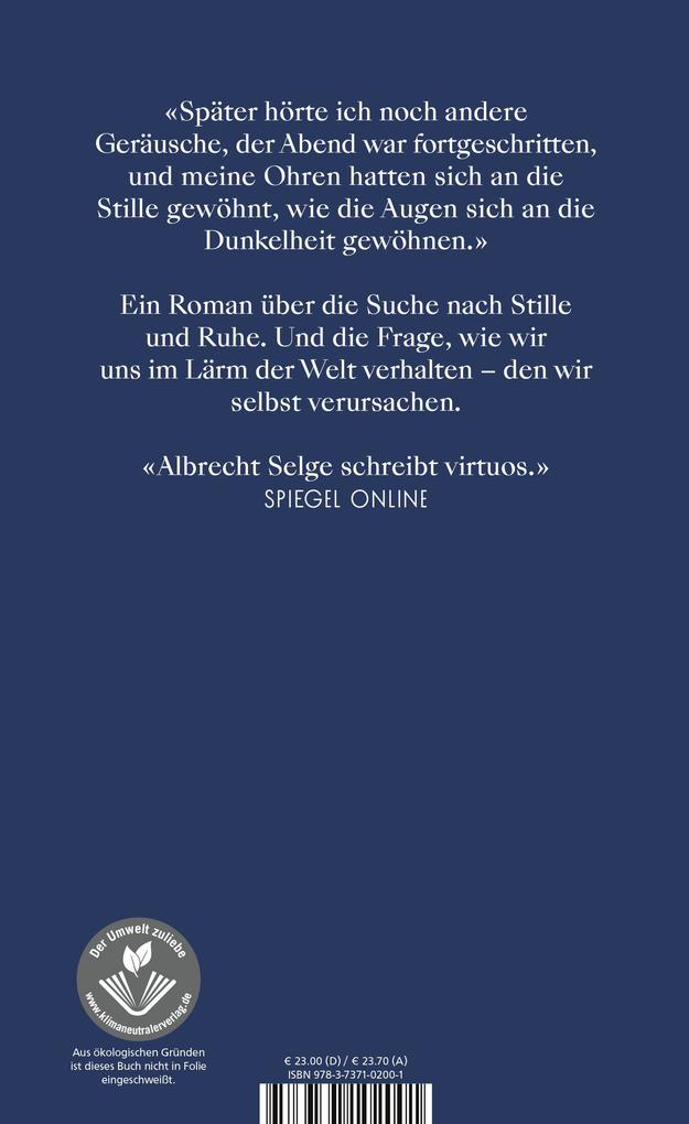 Weitere Ansicht: Silence | Albrecht Selge
