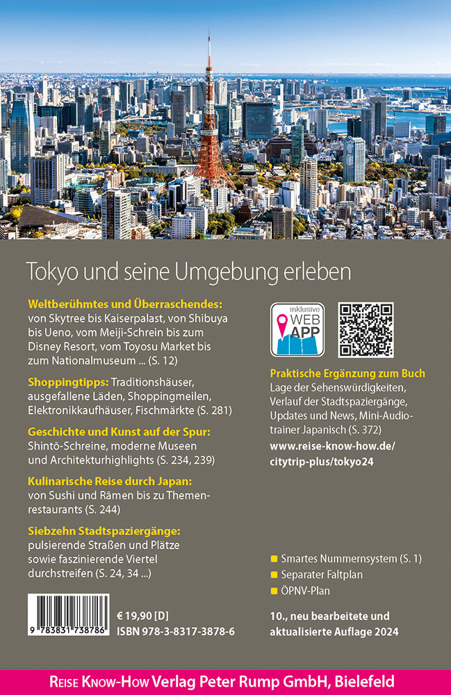 Weitere Ansicht: Reise Know-How Reiseführer Tokyo (CityTrip PLUS) | Martin Lutterjohann