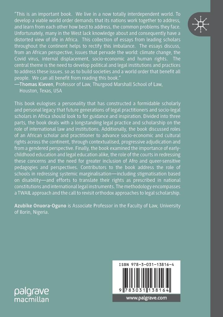 Weitere Ansicht: Promoting Efficiency in Jurisprudence and Constitutional Development in Africa