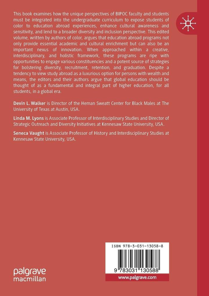 Weitere Ansicht: Historically Underrepresented Faculty and Students in Education Abroad