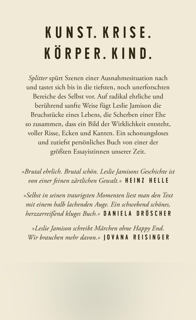 Weitere Ansicht: Splitter | Leslie Jamison