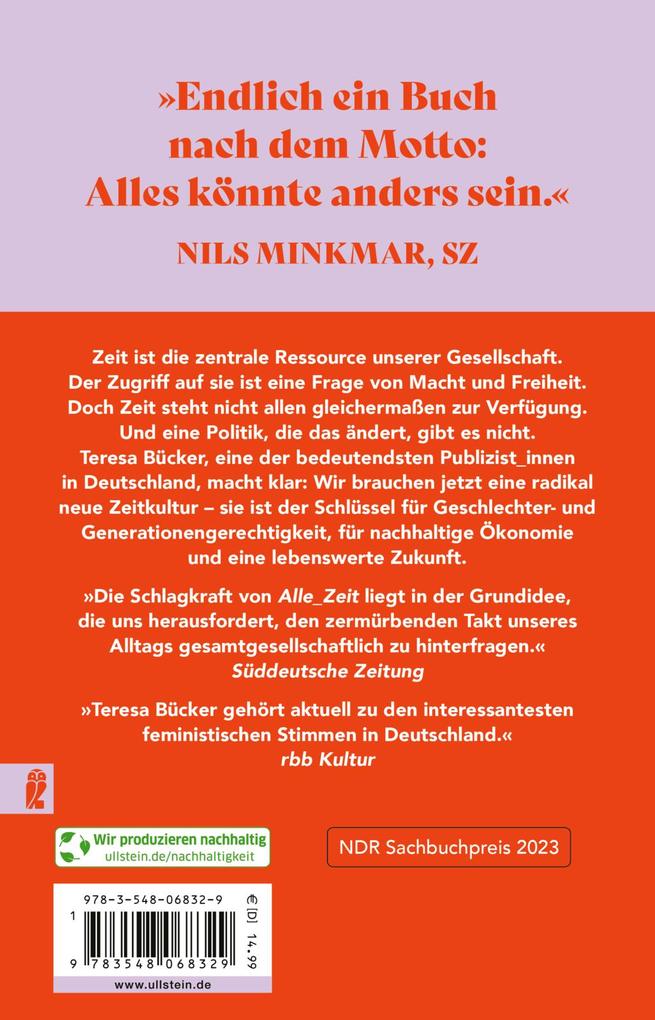 Weitere Ansicht: Alle_Zeit | Teresa Bücker