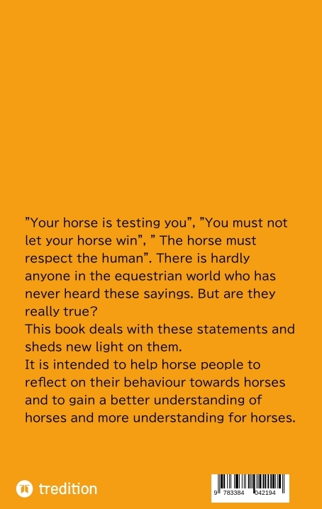 Weitere Ansicht: "Your horse is testing you" | Daniela Vögele