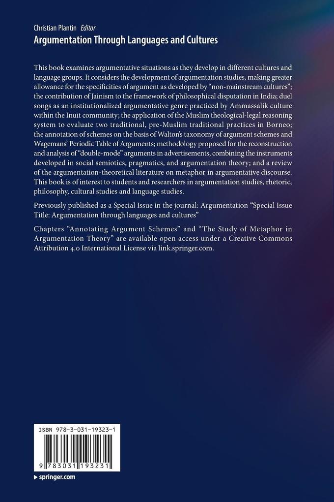 Weitere Ansicht: Argumentation Through Languages and Cultures