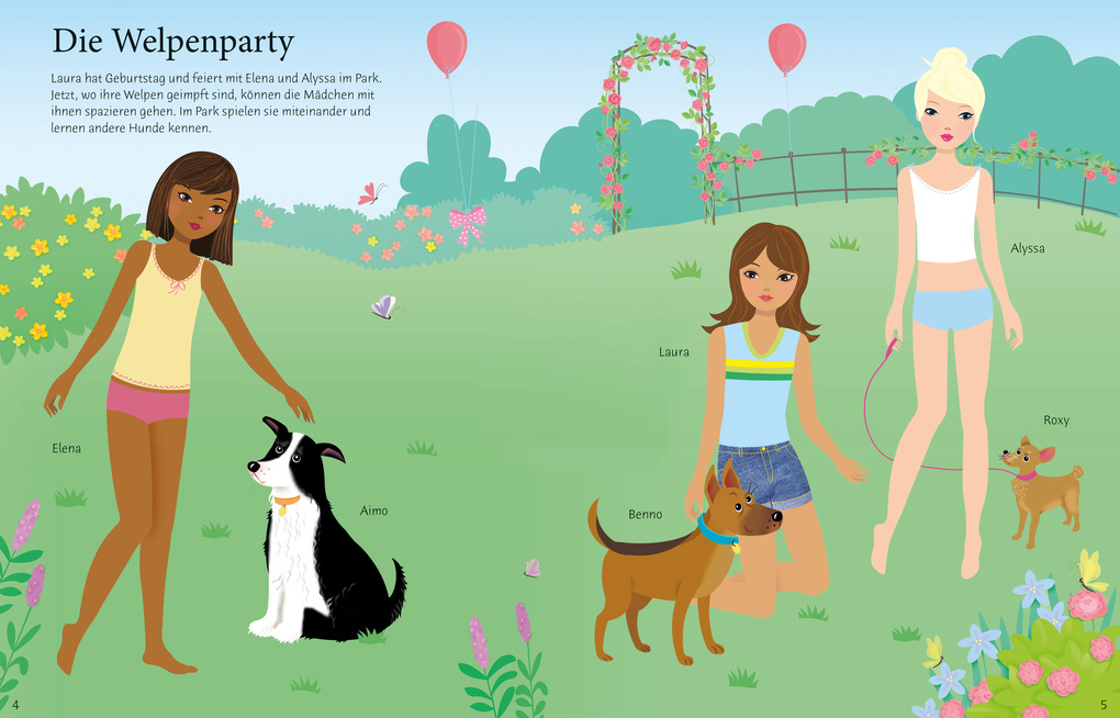 Weitere Ansicht: Mein großes Anziehpuppen-Stickerbuch: Meine Hunde und Katzen