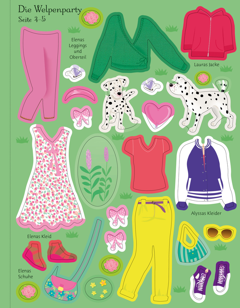 Weitere Ansicht: Mein großes Anziehpuppen-Stickerbuch: Meine Hunde und Katzen