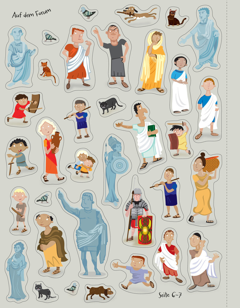 Weitere Ansicht: Mein Stickerbuch: Im alten Rom | Fiona Watt