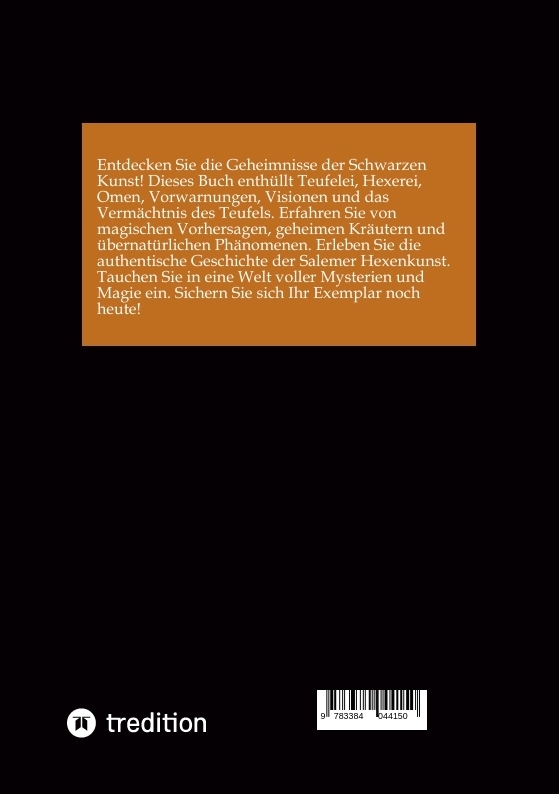 Weitere Ansicht: Die Geheimnisse der schwarzen Kunst | Sophia Wagner