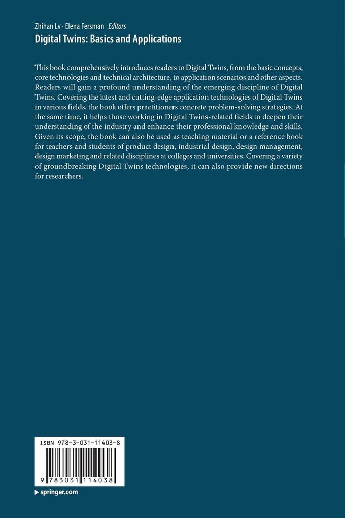 Weitere Ansicht: Digital Twins: Basics and Applications