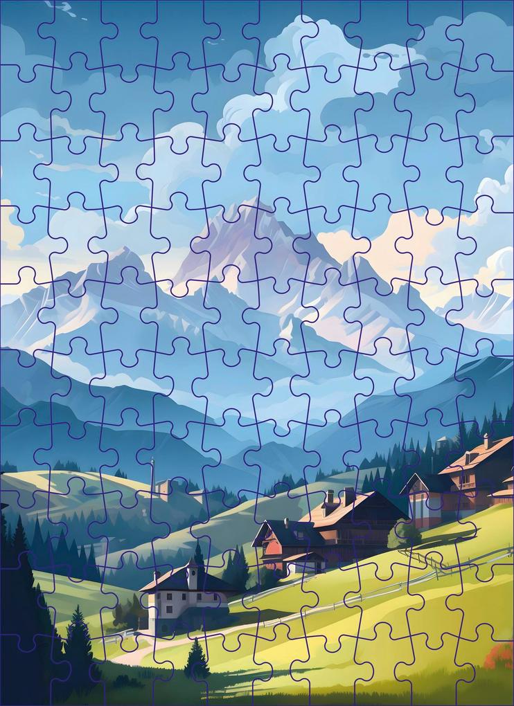 Weitere Ansicht: Servus! Kleine Puzzle-Grüße aus den Bergen