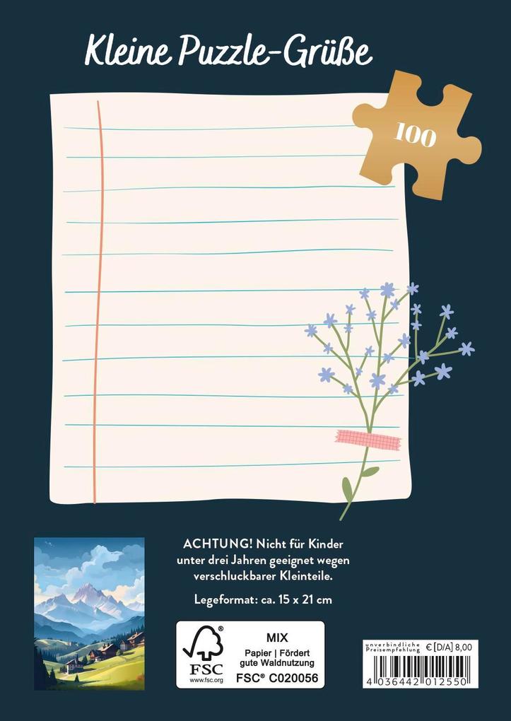 Weitere Ansicht: Servus! Kleine Puzzle-Grüße aus den Bergen