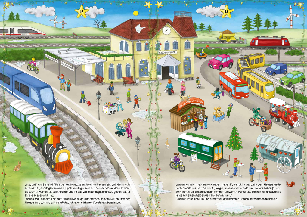 Weitere Ansicht: Mein Sticker-Adventskalender | Laura Lamping