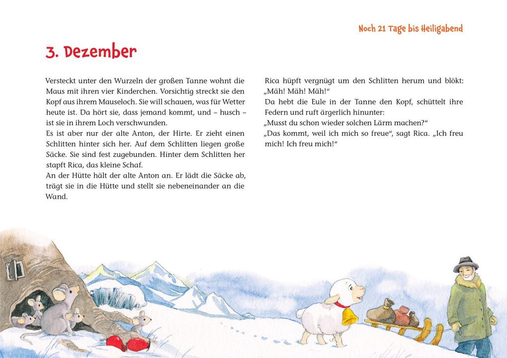 Weitere Ansicht: Rica erlebt die Waldweihnacht | Renate Schupp