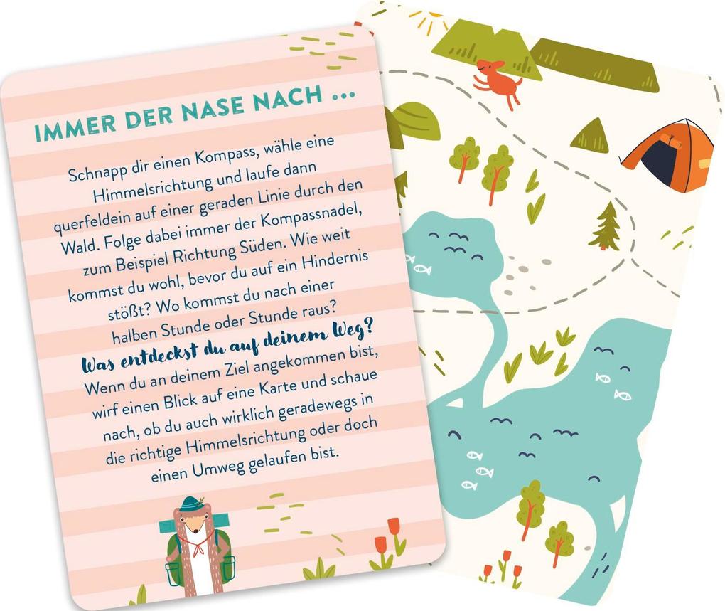 Weitere Ansicht: Zelten, Schnitzen, Spuren lesen | Klara Wiesel