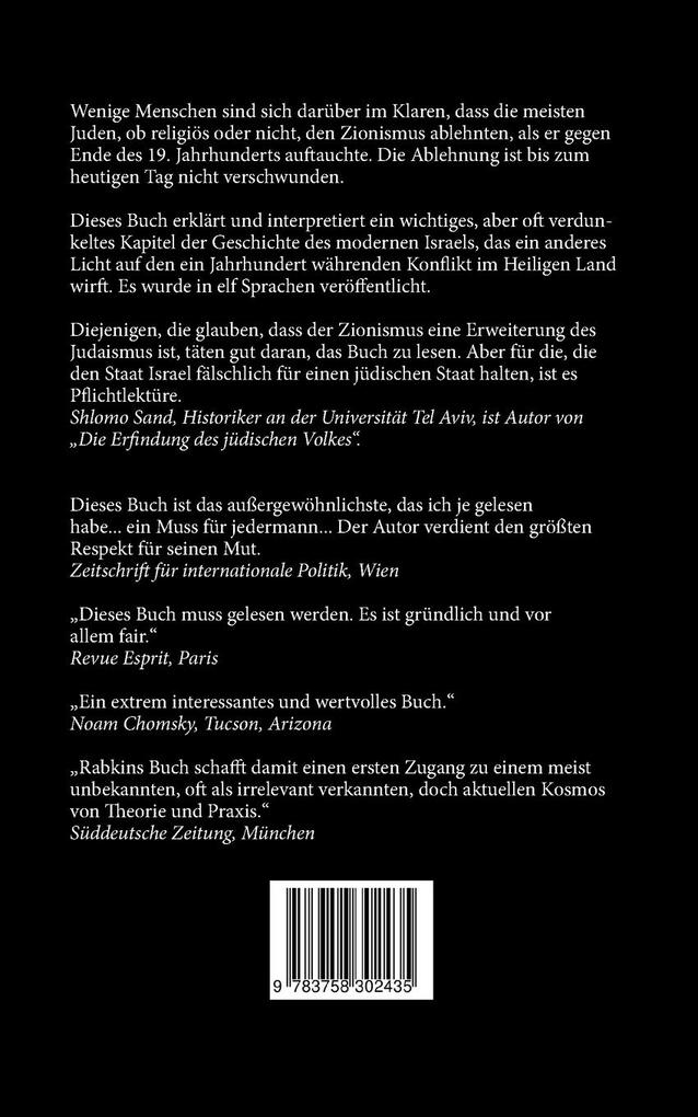 Weitere Ansicht: Im Namen der Thora | Yakov M. Rabkin