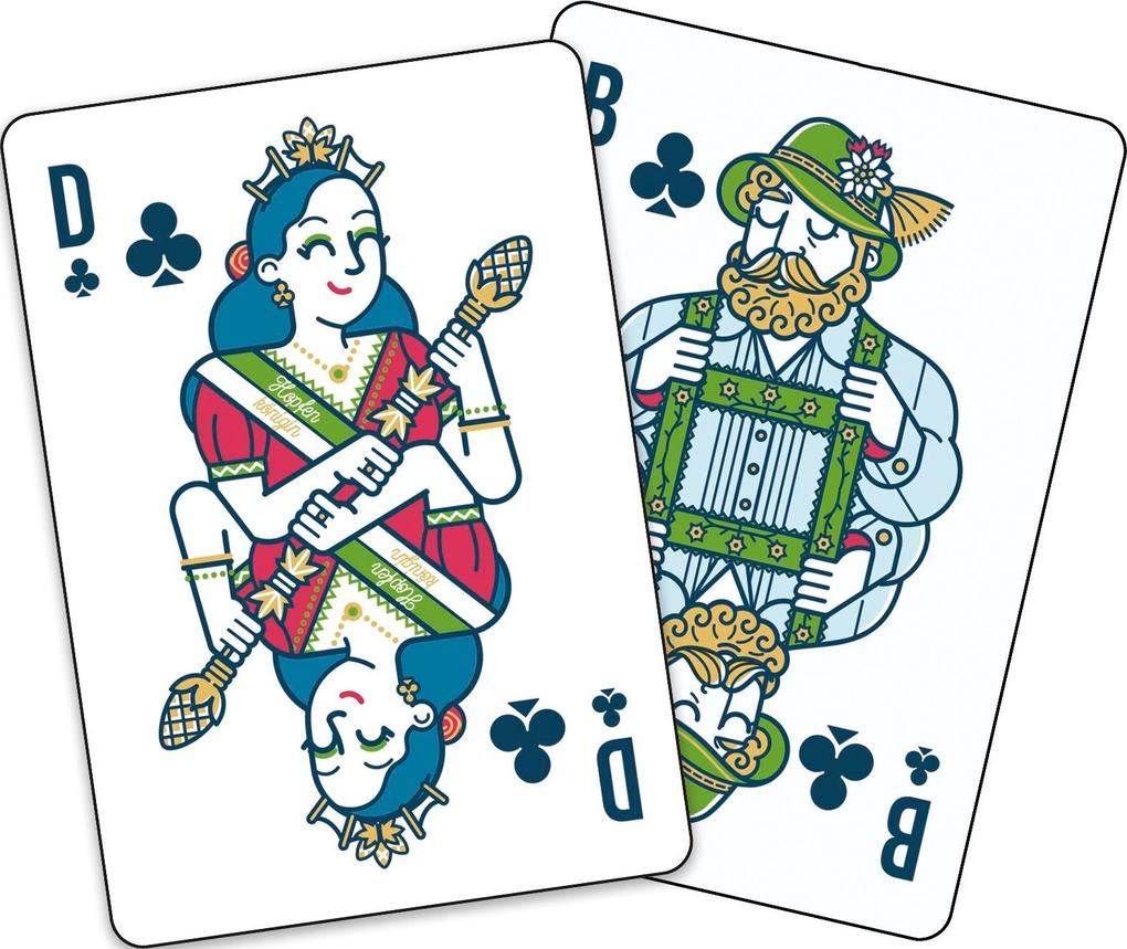 Weitere Ansicht: Servus! 55 Spielkarten mit bayerischen Motiven