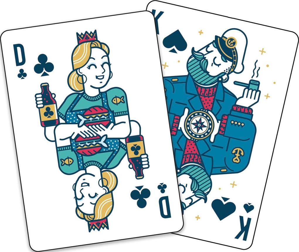 Weitere Ansicht: Ahoi! 55 Spielkarten mit Motiven von der Küste