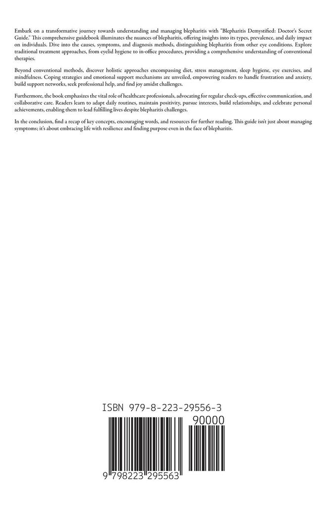 Weitere Ansicht: Blepharitis Demystified | Ankita Kashyap, Krishna N. Sharma