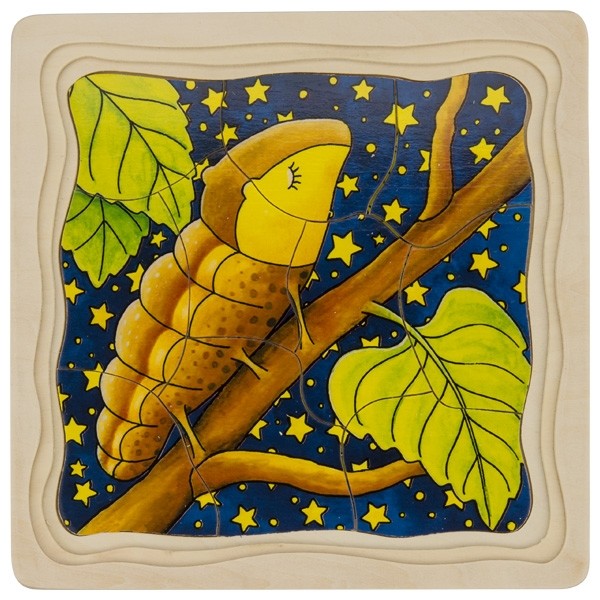 Weitere Ansicht: Schichtenpuzzle Die Raupe