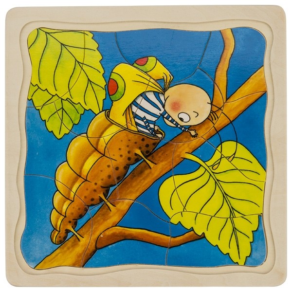 Weitere Ansicht: Schichtenpuzzle Die Raupe