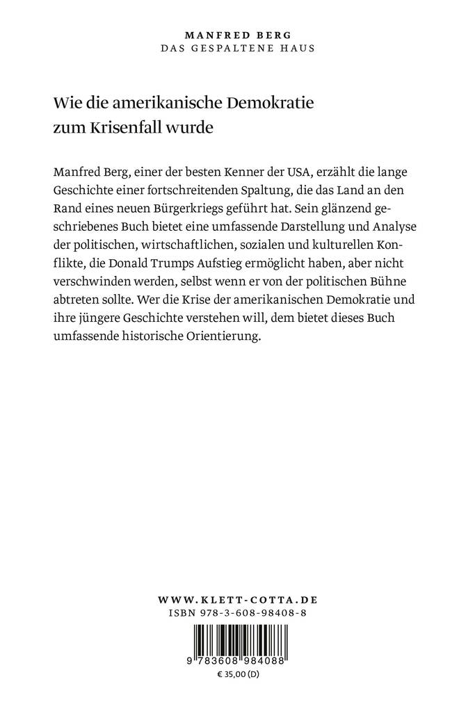 Weitere Ansicht: Das gespaltene Haus | Manfred Berg
