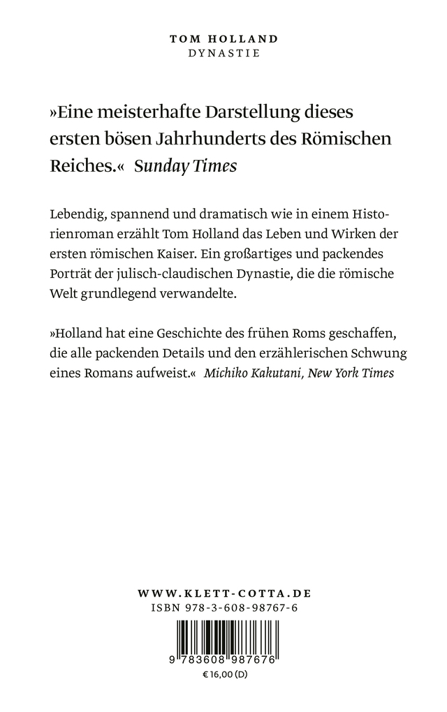 Weitere Ansicht: Dynastie | Tom Holland