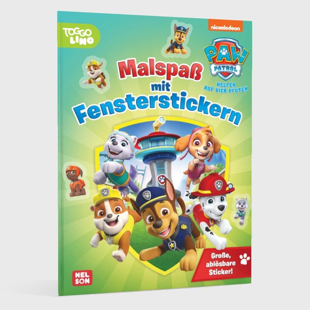 Weitere Ansicht: PAW Patrol Mitmachbuch: Malspaß mit Fensterstickern