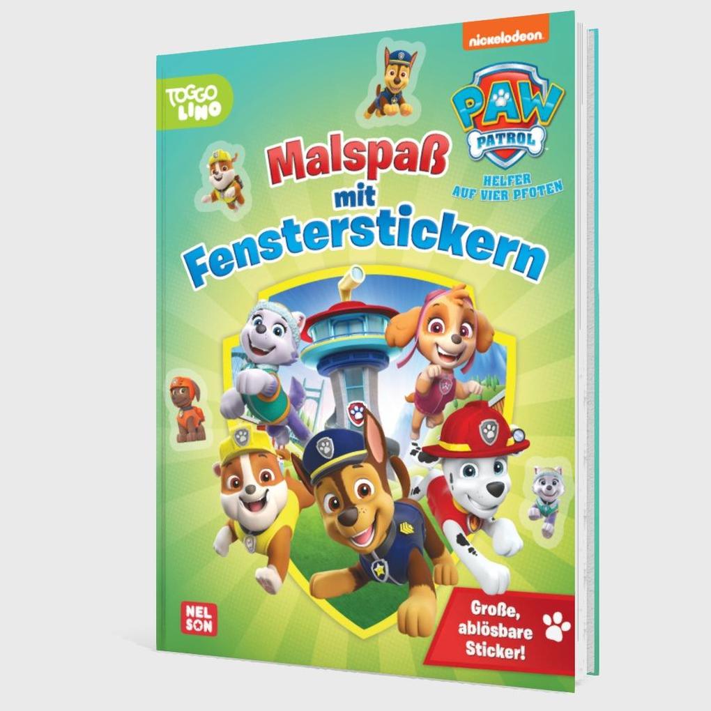 Weitere Ansicht: PAW Patrol Mitmachbuch: Malspaß mit Fensterstickern