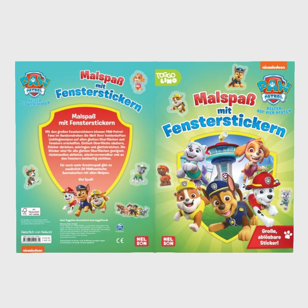Weitere Ansicht: PAW Patrol Mitmachbuch: Malspaß mit Fensterstickern