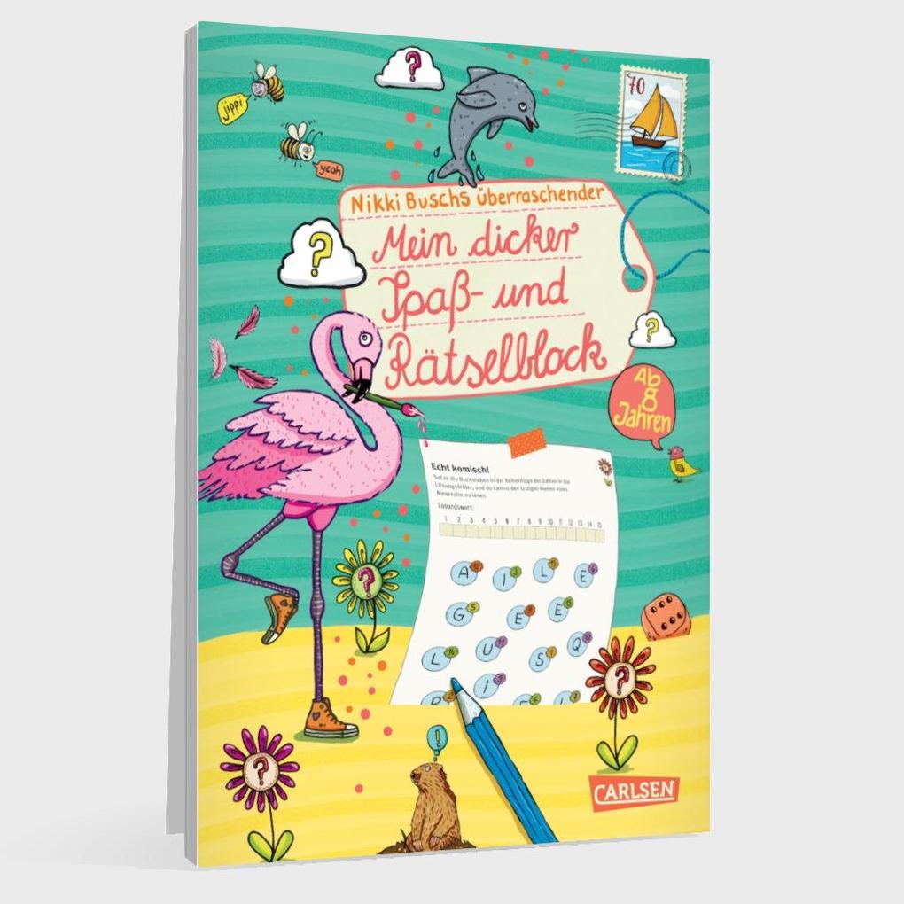 Weitere Ansicht: Rätselspaß Grundschule: Mein dicker Spaß- und Rätselblock | Nikki Busch