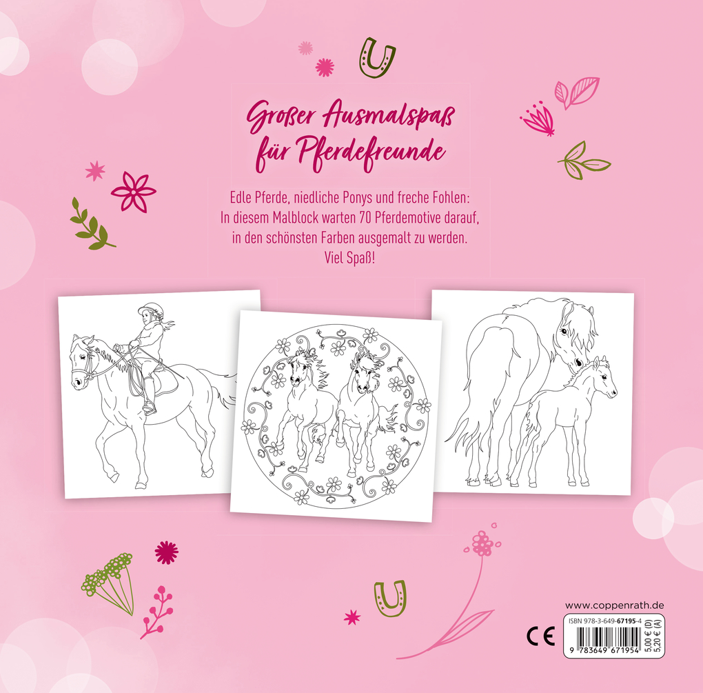 Weitere Ansicht: Mein superdicker Pferdefreunde-Malblock