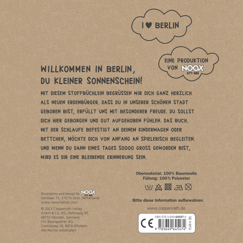 Weitere Ansicht: Knister-Babybuch: Willkommen in Berlin