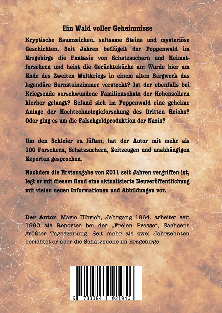Weitere Ansicht: Rätselhafter Poppenwald. Eine Expedition auf den Spuren des verschollenen Bernsteinzimmers. | Mario Ulbrich