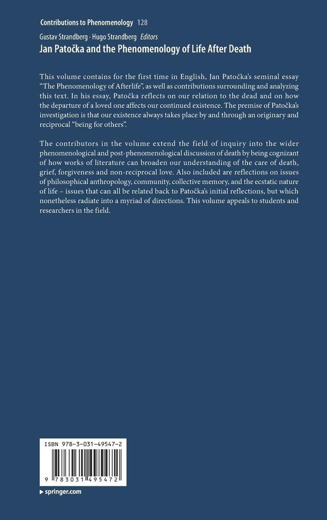 Weitere Ansicht: Jan Patoka and the Phenomenology of Life After Death